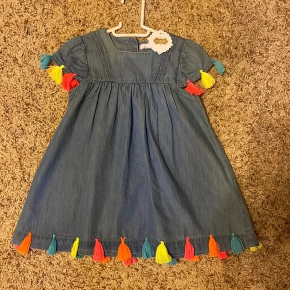 white christmas dresses Wash Lab Denim Piece Dyed Denim Dress in Blue main image 0